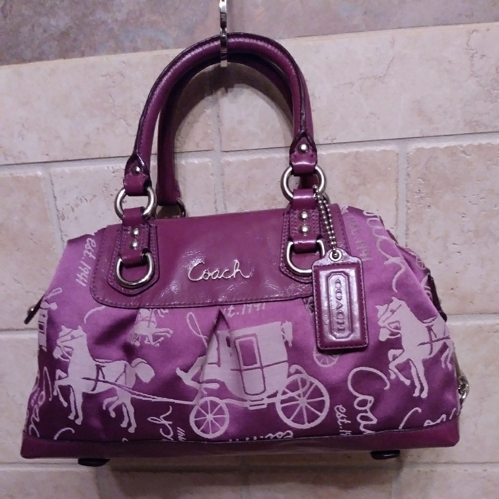 Coach Ashley Horse & Carrige handbag